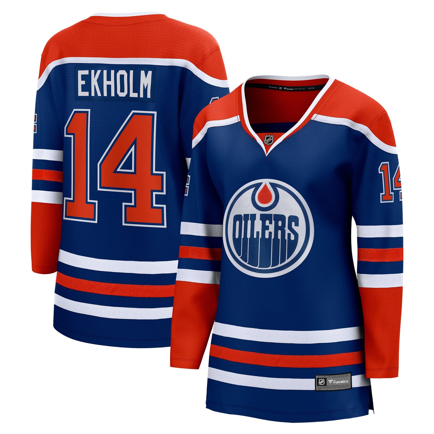 Mattias Ekholm Edmonton Oilers Women's Fanatics Branded Home Breakaway Jersey - Royal