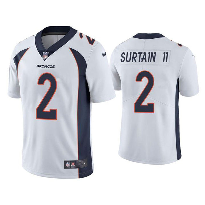 Men's Denver Broncos Patrick Surtain II Vapor Jersey - White