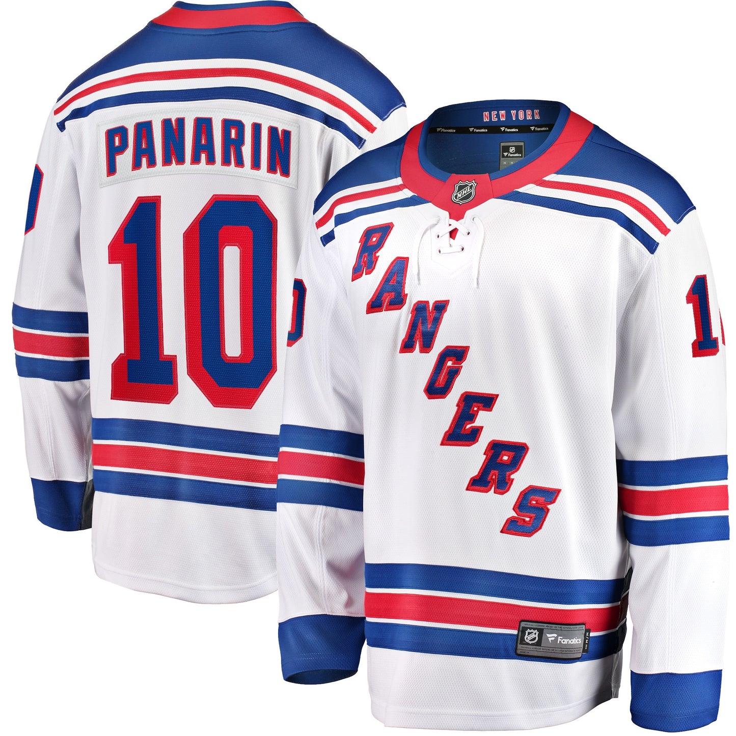 Artemi Panarin New York Rangers Fanatics Branded Away Premier Breakaway Player Jersey - White