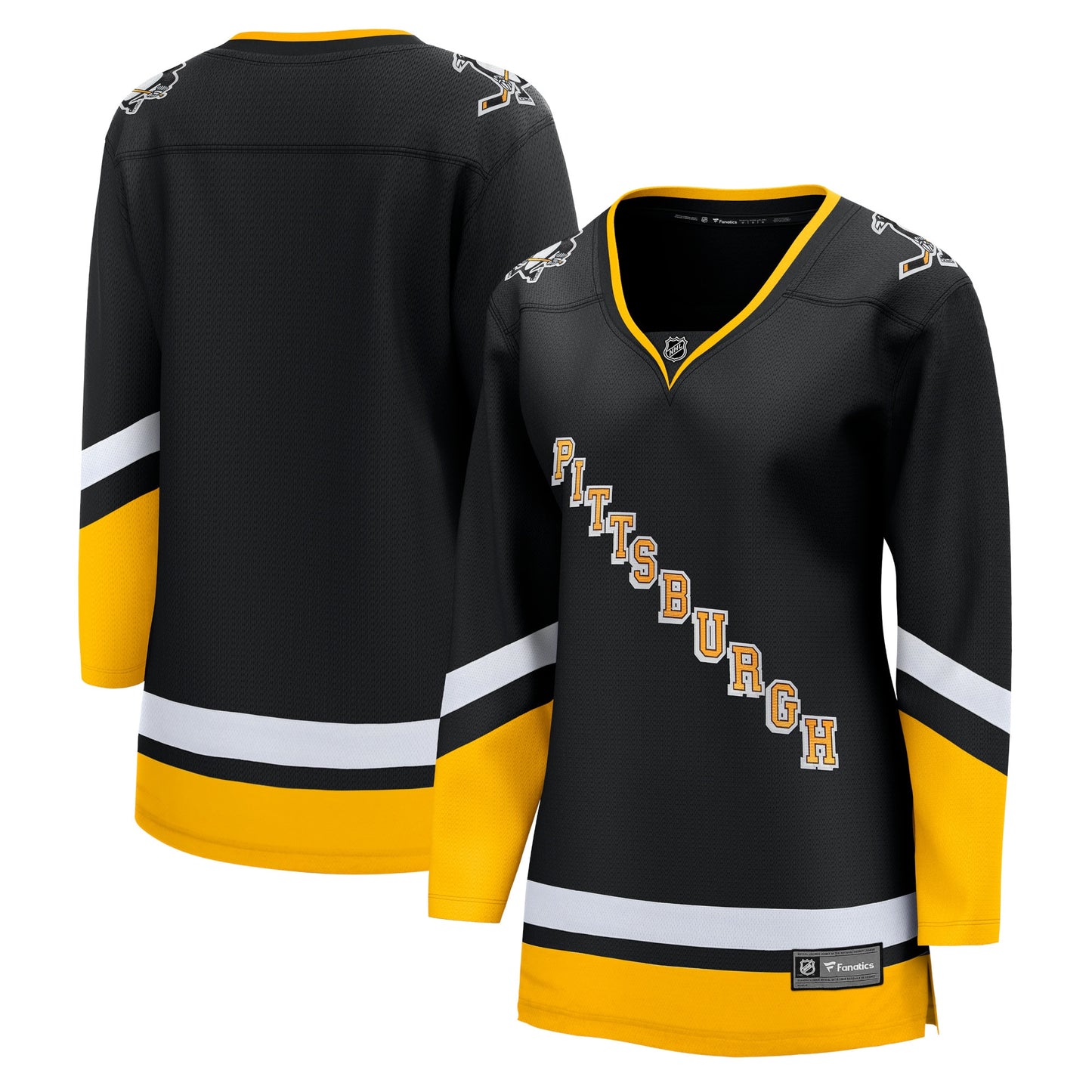 Pittsburgh Penguins Fanatics Branded Women's 2021/22 Alternate Premier Breakaway Jersey - Black