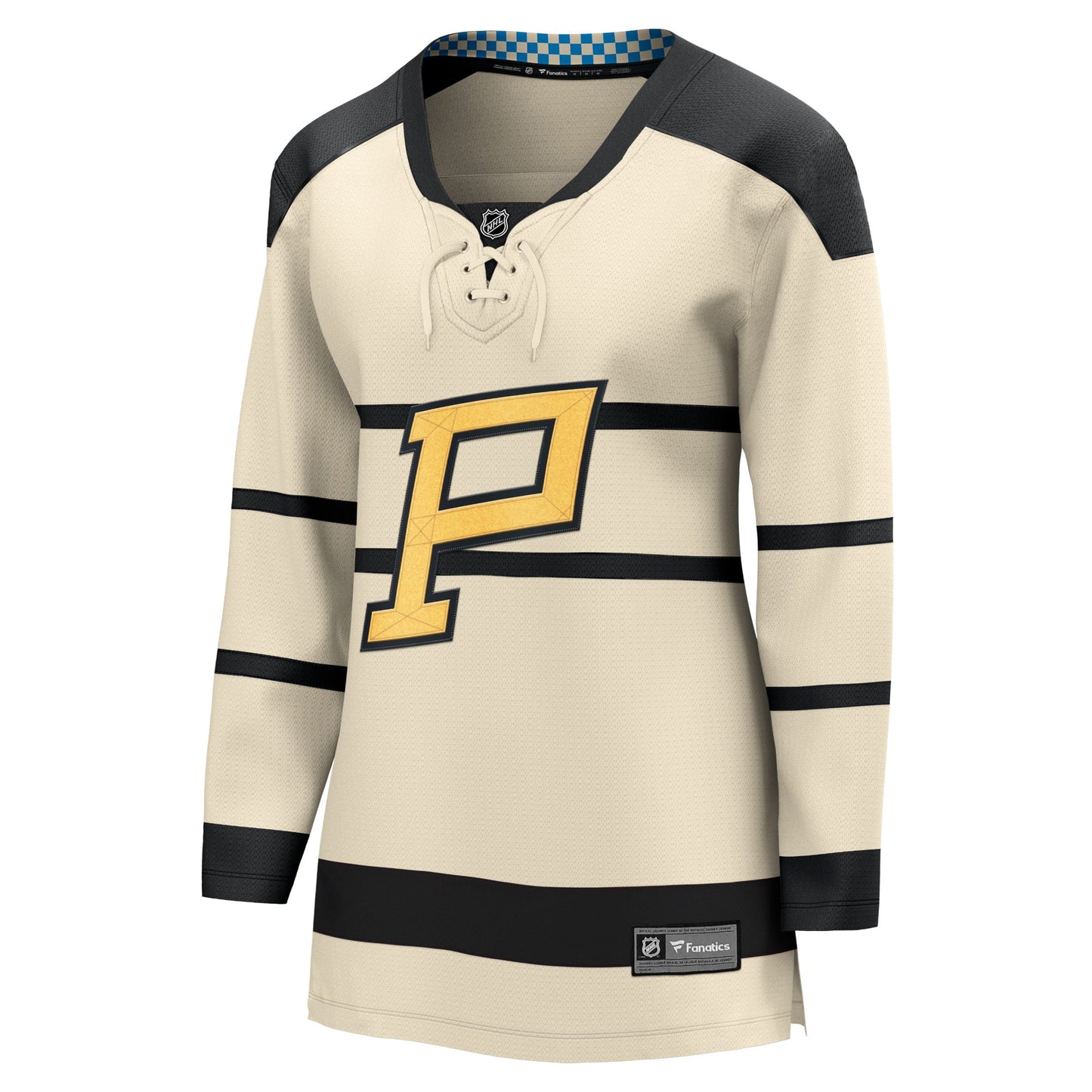 Pittsburgh Penguins Fanatics Branded Women's 2023 Winter Classic Blank Jersey - Cream